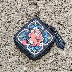 Vera Bradley Toy Story Mr & Mrs Potato Head Small Accessory Clip On Pouch EUC